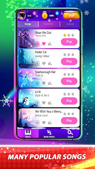 Magic Pink Tiles: Piano Game (Магические розовые плитки) МОД/Взлом [Много денег, Монет и Все открыто] Screenshot 3