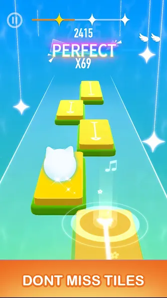 Dancing Cats - Cute Music Game (Дансинг Кэтс) МОД/Взлом [Все открыто, Дополнительные деньги и Меню MOD] Screenshot 2