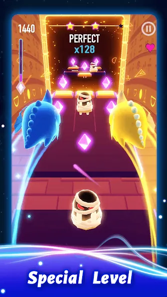 Rolling Twins: Music Ball Rush (Роллинг Твинс) МОД/Взлом [Все открыто, Дополнительные деньги и Меню MOD] Screenshot 1