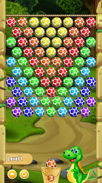 Shoot Dinosaur Eggs МОД/Взлом [Бесконечные деньги, Монеты и Мега MOD] Screenshot 1