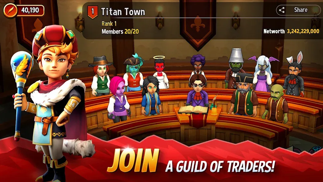 Shop Titans: RPG Idle Tycoon (Шоп Тайтанс) МОД/Взлом [Бесконечные деньги, Монеты и Мега MOD] Screenshot 5