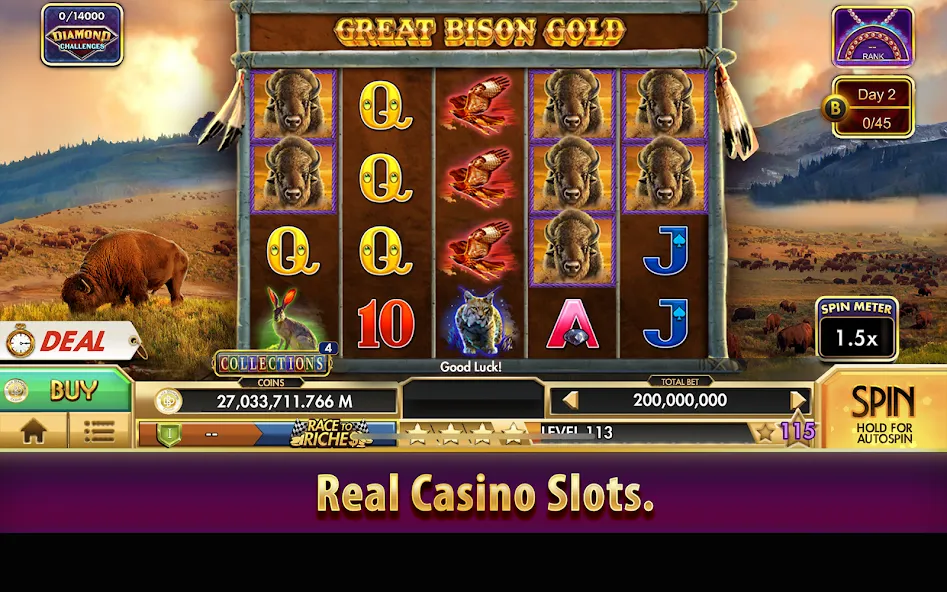 Black Diamond Casino Slots (СЛОТЫ) МОД/Взлом [Много денег, Монет и Все открыто] Screenshot 3