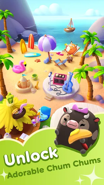 Chum Chum Blast (Чум Чум Бласт) МОД/Взлом [Деньги, Монеты и Меню MOD] Screenshot 2