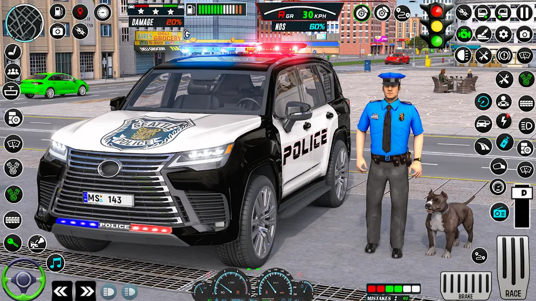 US Police Car Parking - King МОД/Взлом [Деньги, Монеты и Меню MOD] Screenshot 1