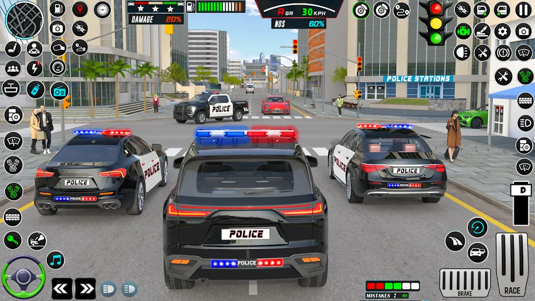 US Police Car Parking - King МОД/Взлом [Деньги, Монеты и Меню MOD] Screenshot 5