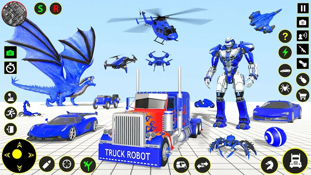 Truck Game - Car Robot Games МОД/Взлом [Деньги, Монеты и Меню MOD] Screenshot 1
