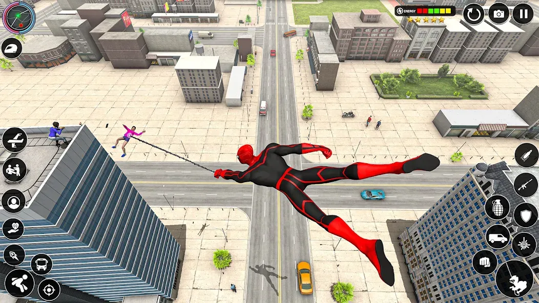 Spider Rope Games - Crime Hero МОД/Взлом [Много денег, Монет и Все открыто] Screenshot 4