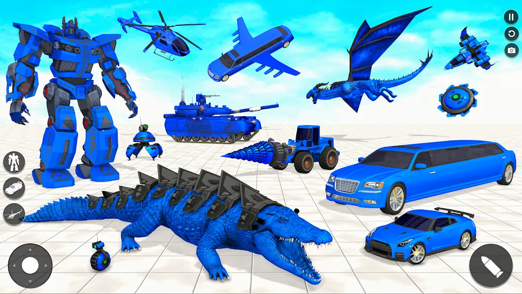 Crocodile Animal Robot Games МОД/Взлом [Деньги, Монеты и Меню MOD] Screenshot 1