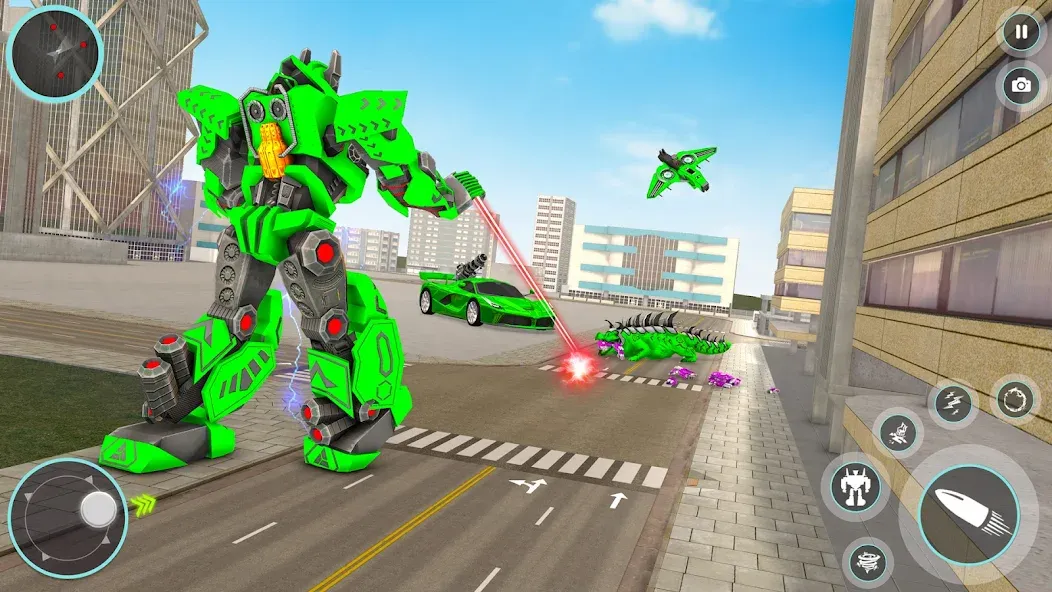 Crocodile Animal Robot Games МОД/Взлом [Деньги, Монеты и Меню MOD] Screenshot 3