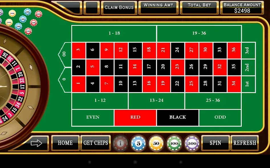 Roulette - Casino Style! (Рулетка) МОД/Взлом [Деньги, Монеты и Меню MOD] Screenshot 5