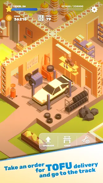Tofu Drifter (Тофу Дрифтер) МОД/Взлом [Много монет, Открытые уровни и Мега MOD] Screenshot 2