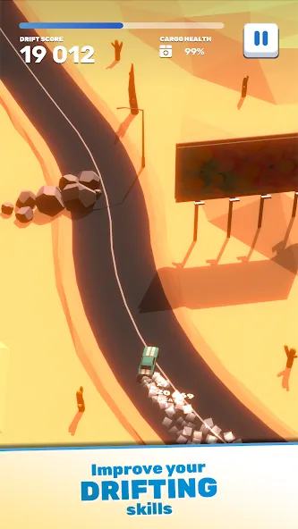 Tofu Drifter (Тофу Дрифтер) МОД/Взлом [Много монет, Открытые уровни и Мега MOD] Screenshot 3