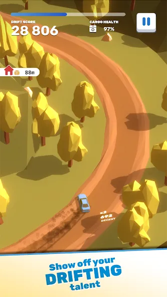 Tofu Drifter (Тофу Дрифтер) МОД/Взлом [Много монет, Открытые уровни и Мега MOD] Screenshot 5