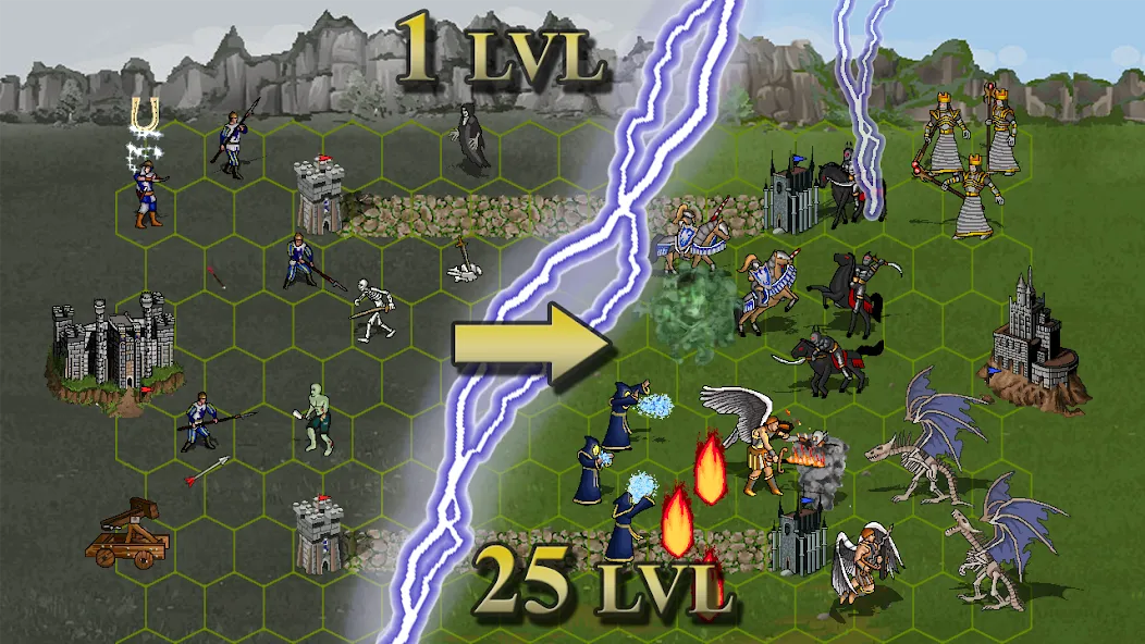 Heroes of Might: Magic arena 3 МОД/Взлом [Много денег, Монет и Все открыто] Screenshot 4