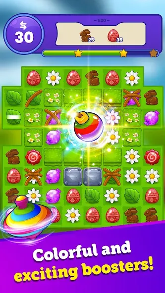 Easter Magic - Match 3 Game (Истер Мэджик) МОД/Взлом [Деньги, Монеты и Меню MOD] Screenshot 2