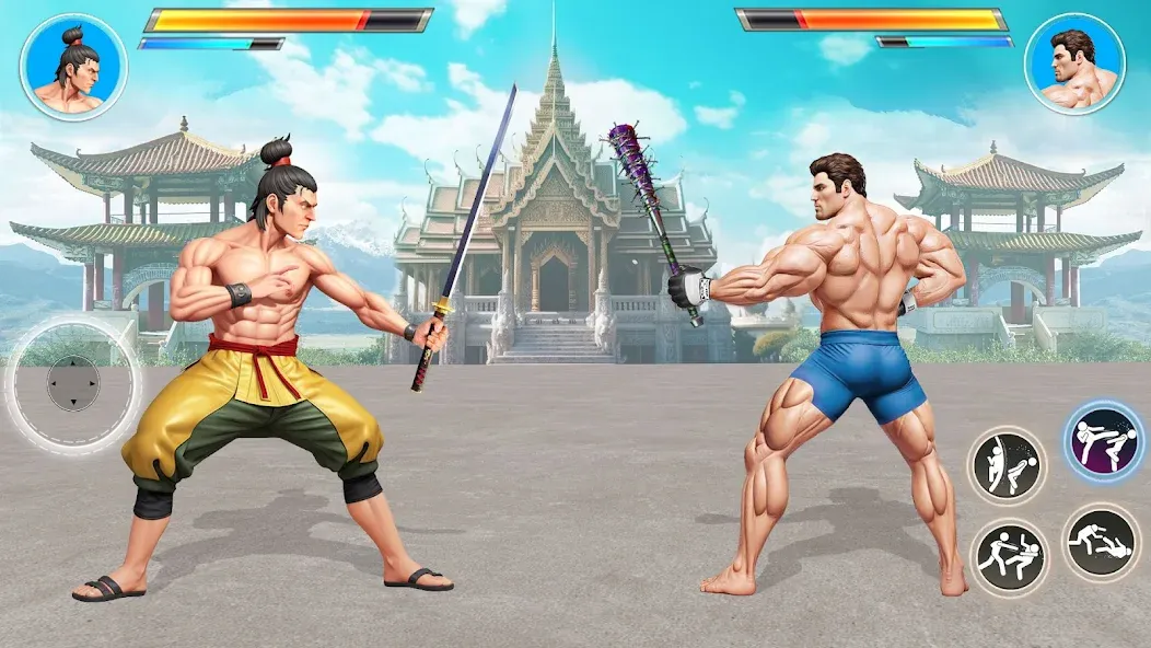 Kung Fu Karate Fighting Games МОД/Взлом [Бесконечные деньги, Монеты и Мега MOD] Screenshot 2