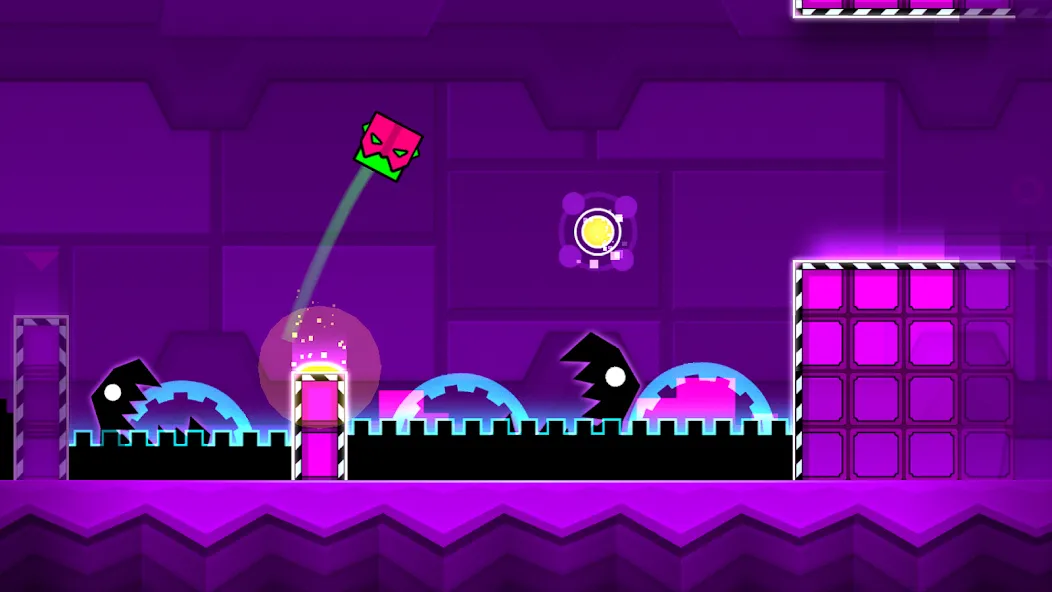 Geometry Dash Meltdown (Геометрия Дэш Мелтдаун) МОД/Взлом [Меню, Бесконечные монеты и Открытые уровни] Screenshot 1