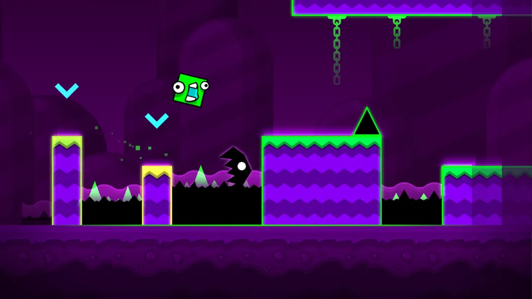 Geometry Dash World (Геометри Дэш Ворлд) МОД/Взлом [Деньги, Монеты и Меню MOD] Screenshot 1