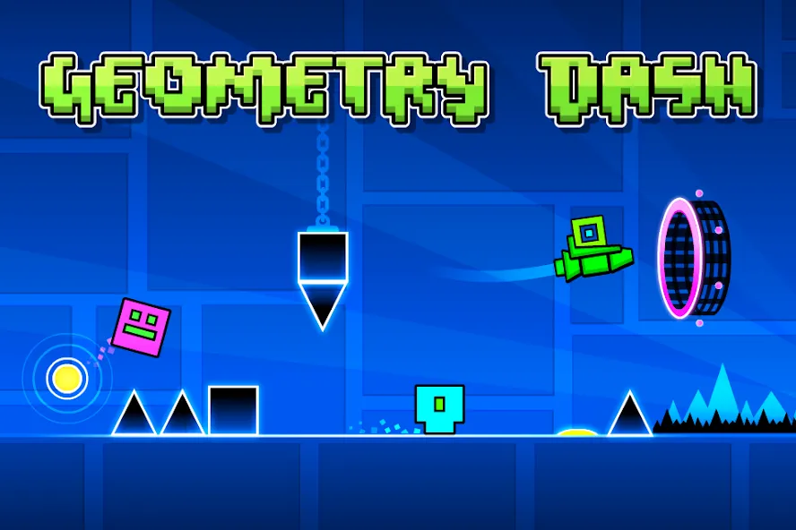 Geometry Dash Lite (Геометрия Дэш Лайт) МОД/Взлом [Деньги, Монеты и Меню MOD] Screenshot 1