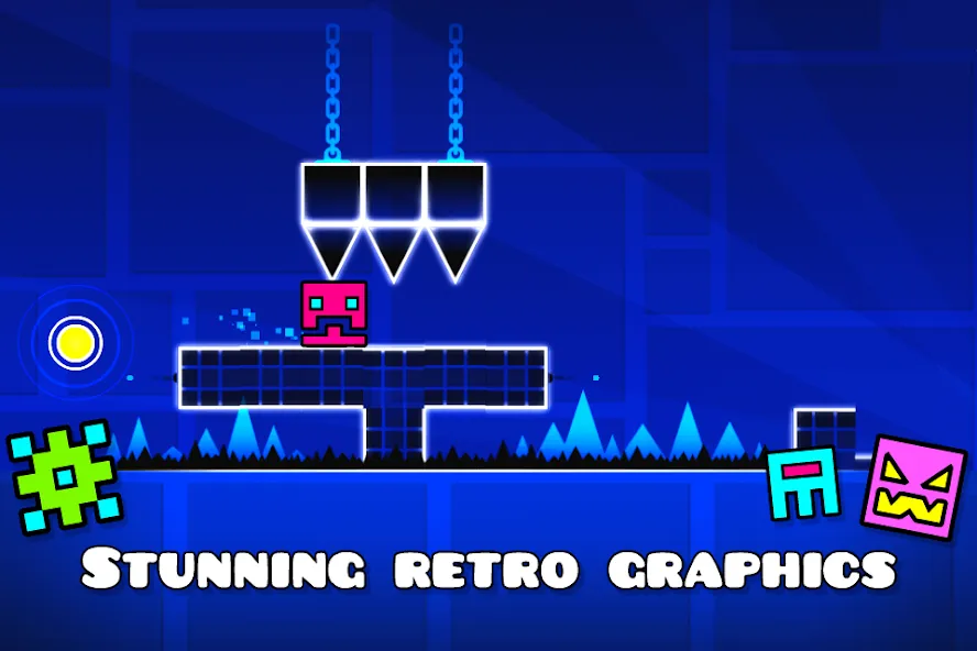 Geometry Dash Lite (Геометрия Дэш Лайт) МОД/Взлом [Деньги, Монеты и Меню MOD] Screenshot 3