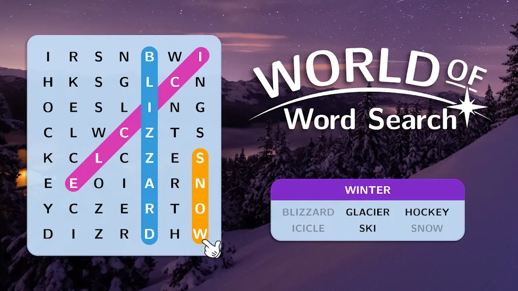 World of Word Search МОД/Взлом [Деньги, Монеты и Меню MOD] Screenshot 5