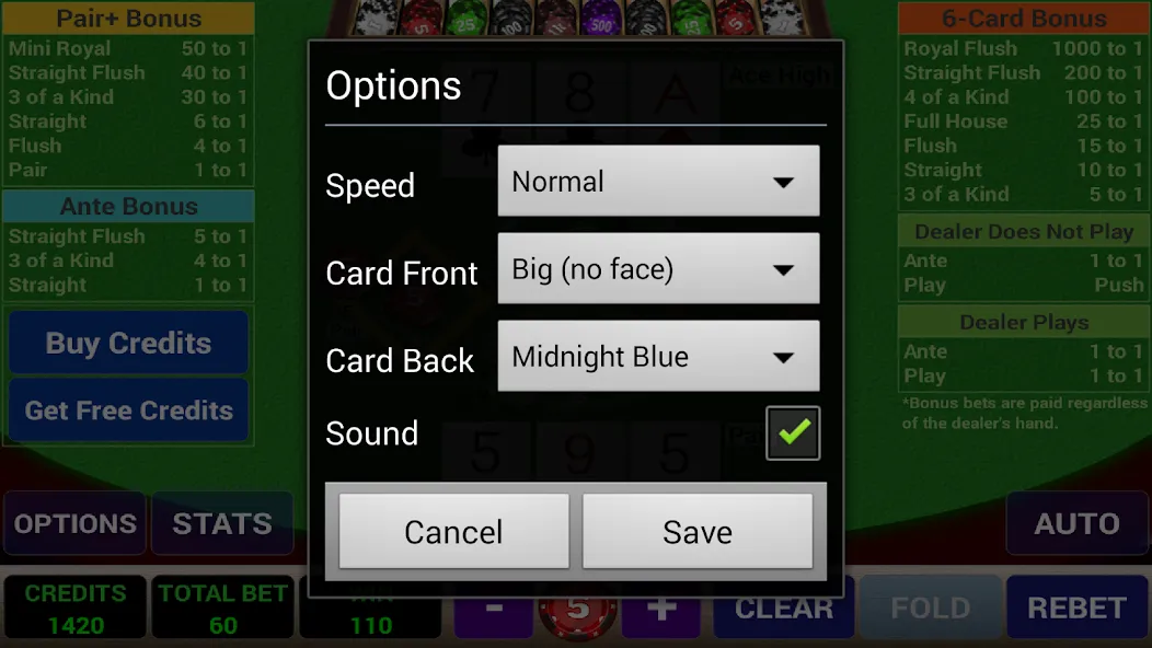 Ace 3-Card Poker (эйс 3) МОД/Взлом [Бесконечные деньги, Монеты и Мега MOD] Screenshot 4