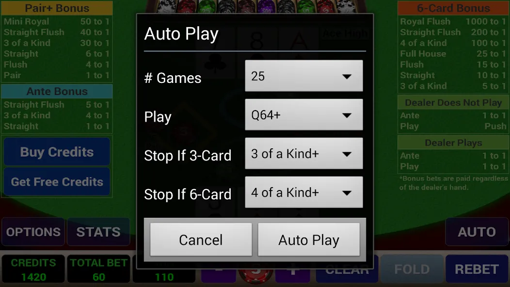 Ace 3-Card Poker (эйс 3) МОД/Взлом [Бесконечные деньги, Монеты и Мега MOD] Screenshot 5