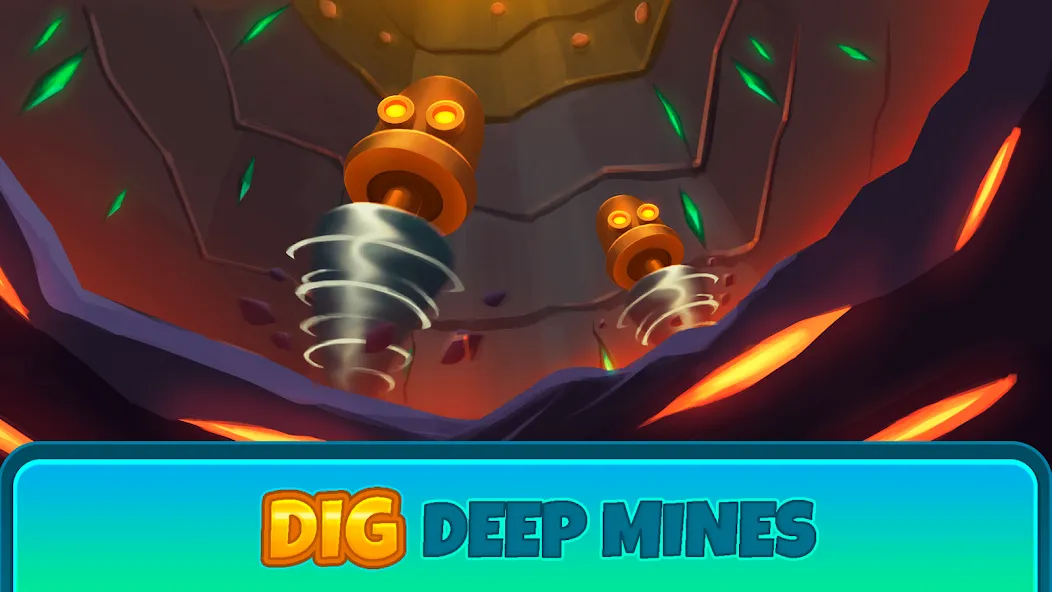 Deep Town: Idle Mining Tycoon (Дип Таун) МОД/Взлом [Все открыто, Дополнительные деньги и Меню MOD] Screenshot 4