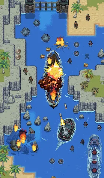 Jackal Squad - Arcade Shooting МОД/Взлом [Все открыто, Дополнительные деньги и Меню MOD] Screenshot 3