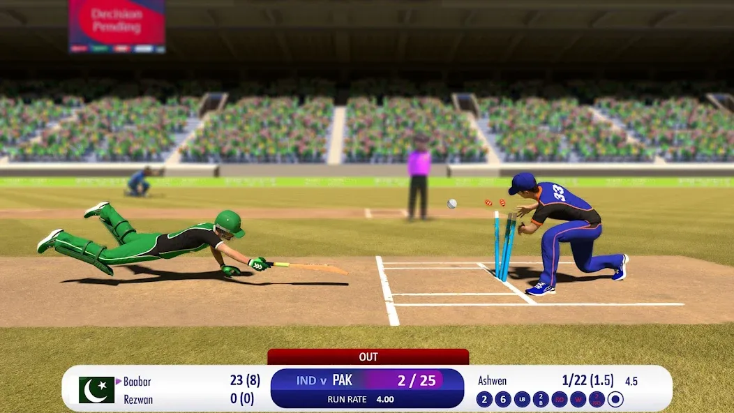 RVG Real World Cricket Game 3D (РВГ Реальная Мировая Крикетная Игра 3D) МОД/Взлом [Много монет, Открытые уровни и Мега MOD] Screenshot 1
