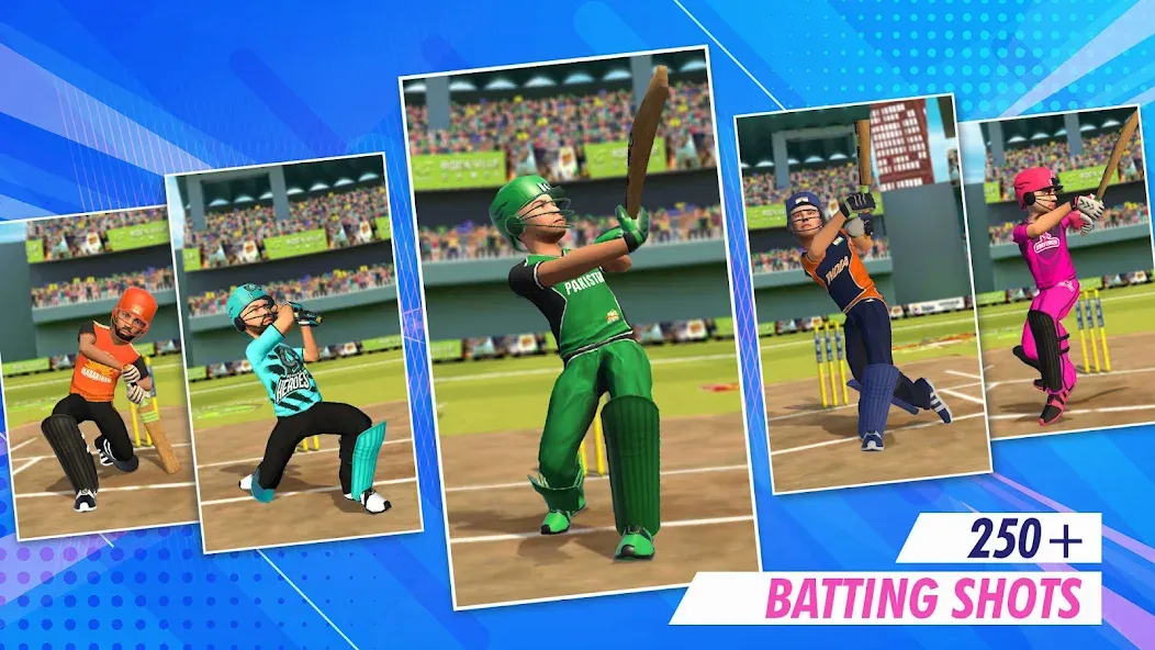 RVG Real World Cricket Game 3D (РВГ Реальная Мировая Крикетная Игра 3D) МОД/Взлом [Много монет, Открытые уровни и Мега MOD] Screenshot 4