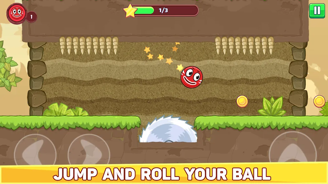 Roller Ball 5 : Ball Bounce (Роллер Болл 5) МОД/Взлом [Меню, Бесконечные монеты и Открытые уровни] Screenshot 1