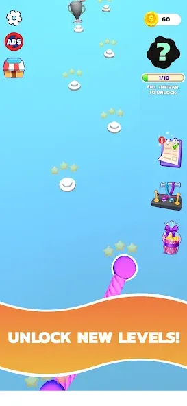 Tangle Master 3D МОД/Взлом [Меню, Бесконечные монеты и Открытые уровни] Screenshot 3