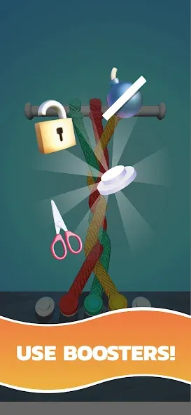 Tangle Master 3D МОД/Взлом [Меню, Бесконечные монеты и Открытые уровни] Screenshot 4