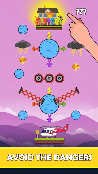 Rope Puzzle (Роуп Паззл) МОД/Взлом [Все открыто, Дополнительные деньги и Меню MOD] Screenshot 3
