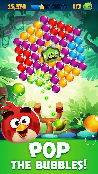 Angry Birds POP Bubble Shooter (Энгри Брдс ПОП Бабл Шутер) МОД/Взлом [Деньги, Монеты и Меню MOD] Screenshot 1