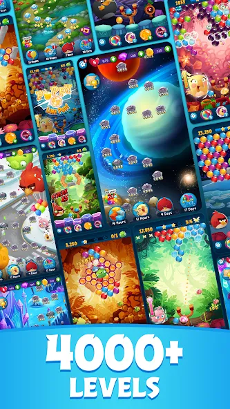 Angry Birds POP Bubble Shooter (Энгри Брдс ПОП Бабл Шутер) МОД/Взлом [Деньги, Монеты и Меню MOD] Screenshot 2