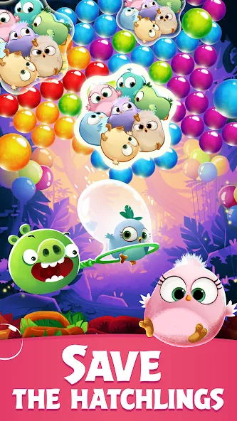 Angry Birds POP Bubble Shooter (Энгри Брдс ПОП Бабл Шутер) МОД/Взлом [Деньги, Монеты и Меню MOD] Screenshot 3