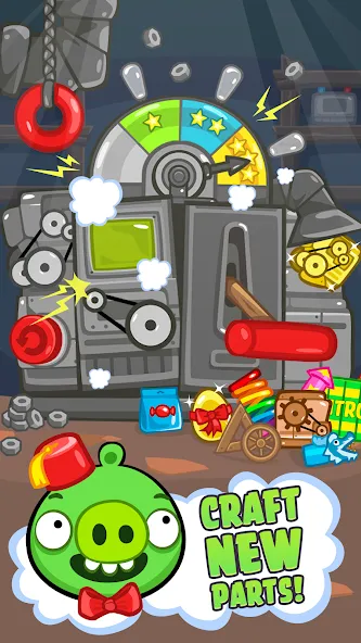 Bad Piggies (Бэд Пиггиз) МОД/Взлом [Все открыто, Дополнительные деньги и Меню MOD] Screenshot 3