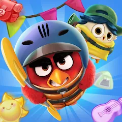 Скачать Angry Birds Match 3 Взлом на много денег и жизней на андроид бесплатно