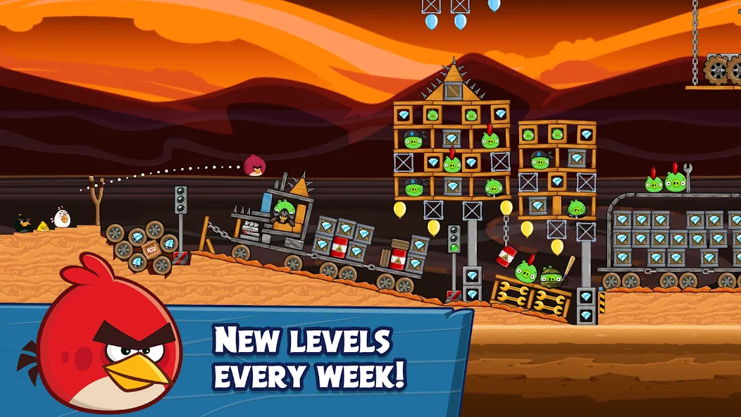 Angry Birds Friends (Энгри Брдс Френдс) МОД/Взлом [Деньги, Монеты и Меню MOD] Screenshot 2