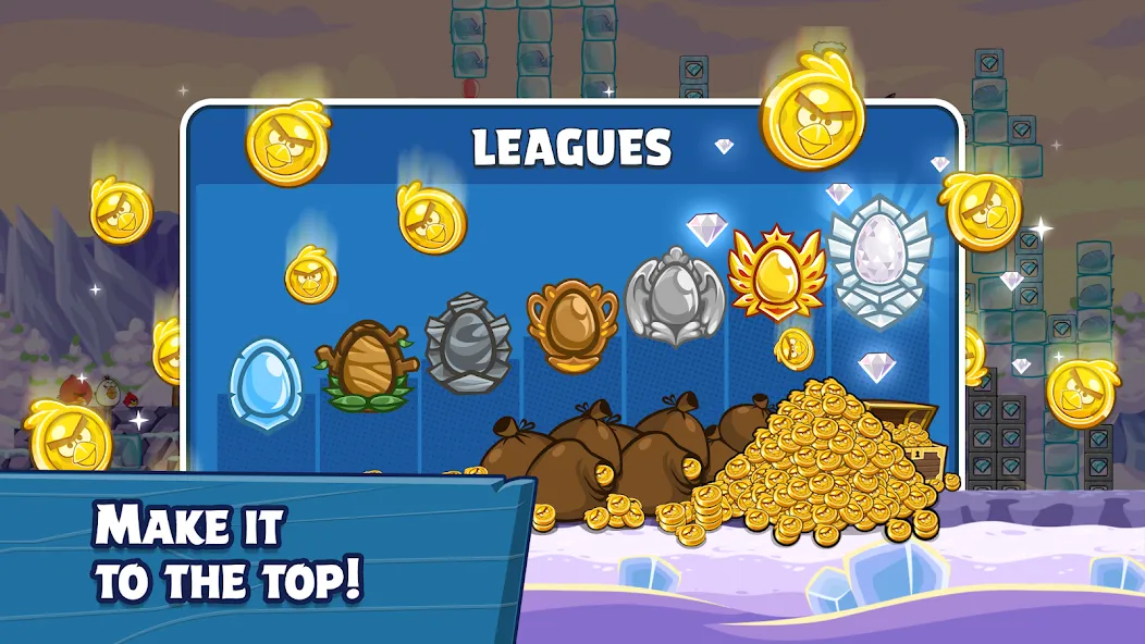 Angry Birds Friends (Энгри Брдс Френдс) МОД/Взлом [Деньги, Монеты и Меню MOD] Screenshot 5