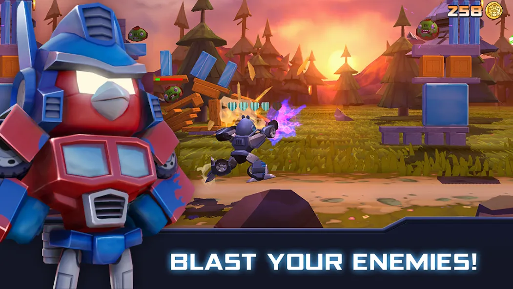 Angry Birds Transformers (Энгри Брдс Трансформеры) МОД/Взлом [Много монет, Открытые уровни и Мега MOD] Screenshot 1
