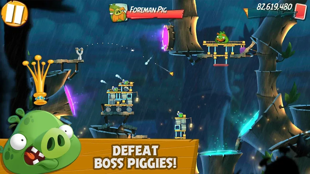 Angry Birds 2 (Энгри Бердс 2) МОД/Взлом [Много монет, Открытые уровни и Мега MOD] Screenshot 4
