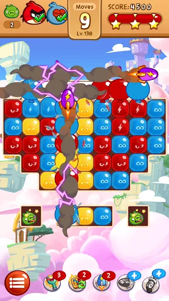 Angry Birds Blast (Энгри Бердс Бласт) МОД/Взлом [Меню, Бесконечные монеты и Открытые уровни] Screenshot 2