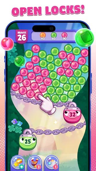 Angry Birds Dream Blast (Энгри Бердс Дрим Бласт) МОД/Взлом [Много монет, Открытые уровни и Мега MOD] Screenshot 1