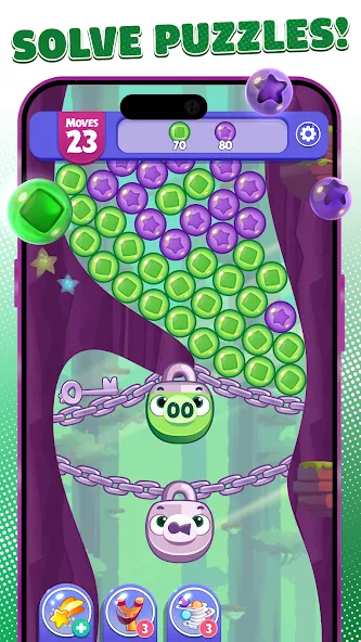 Angry Birds Dream Blast (Энгри Бердс Дрим Бласт) МОД/Взлом [Много монет, Открытые уровни и Мега MOD] Screenshot 2