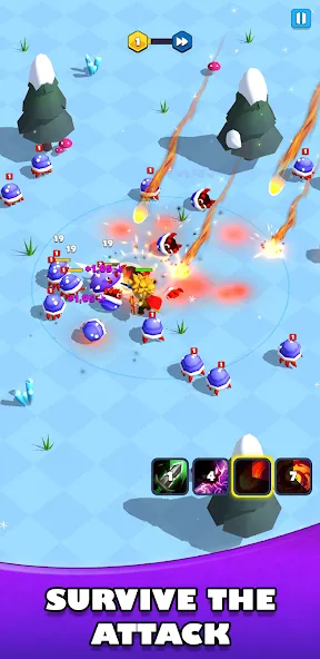 Idle Warrior Defence RPG (Айдл Вариор Дефенс РПГ) МОД/Взлом [Деньги, Монеты и Меню MOD] Screenshot 2