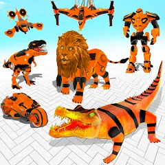 Скачать Robot Game Transform Crocodile взлом на много денег и без рекламы на андроид