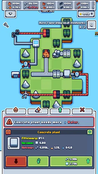 Production Chain Tycoon (Продакшн Чейн Тайкун) МОД/Взлом [Все открыто, Дополнительные деньги и Меню MOD] Screenshot 2